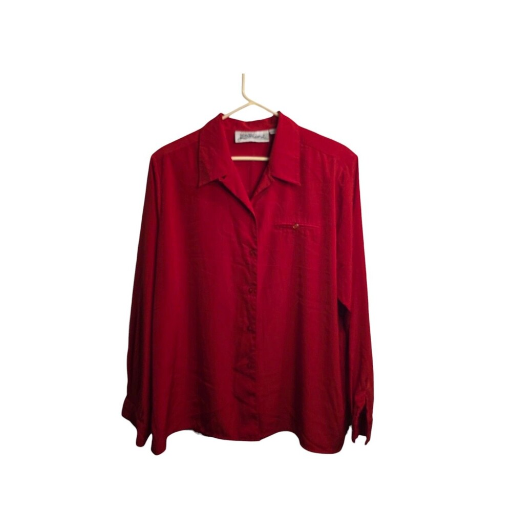 Vintage Yves St. Clair 2 Button Front Blouse 16W